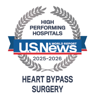 US News High Performing Hospital: Heart Bypass